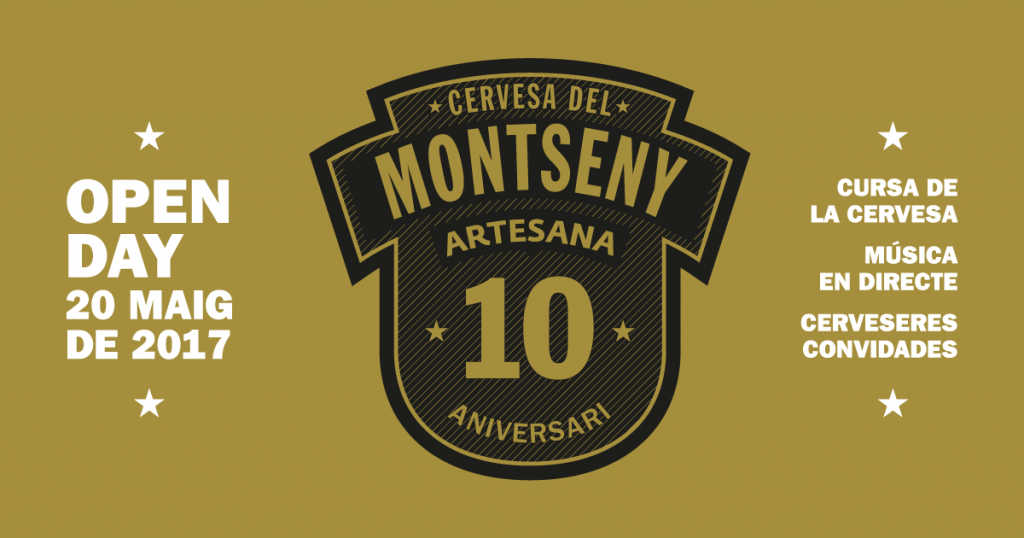 Open Day Cervesa del Montseny - 20 Maig Open Day Cervesa del Montseny - 20 Maig