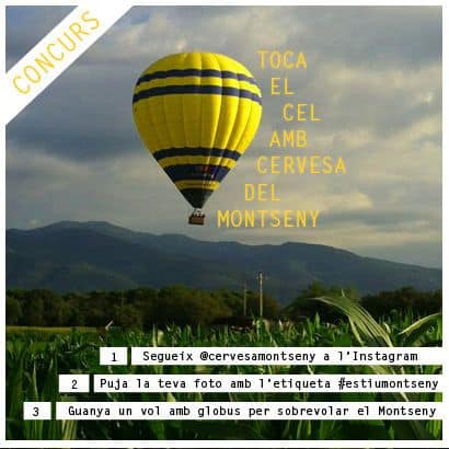 Concurs #EstiuMontseny Instagram Cervesa del Montseny