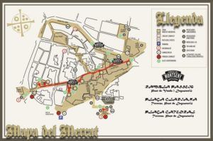 mapa mercat mediaval cervesa del montseny